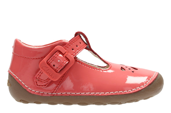 Clarks Little Weave Coral Patent