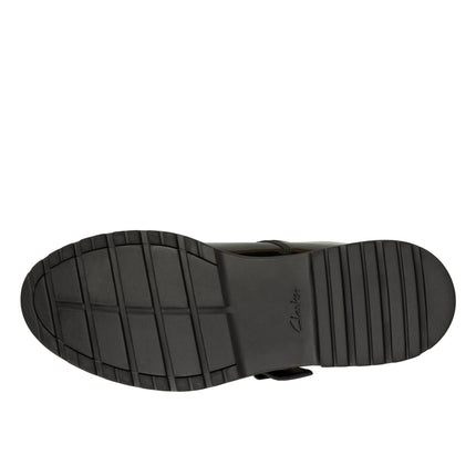 Clarks Loxham Walk Youth Black Patent