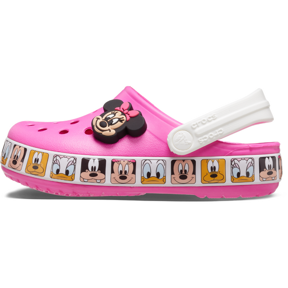 Crocs Minnie Mouse Band Clog T Electric Pink - Kids