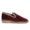 Nordikas 305-O - Burgundy Suede / Snow-Grey Trim