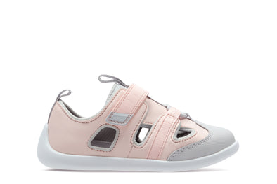 Clarks Play Bright Toddler Pink Synthetic