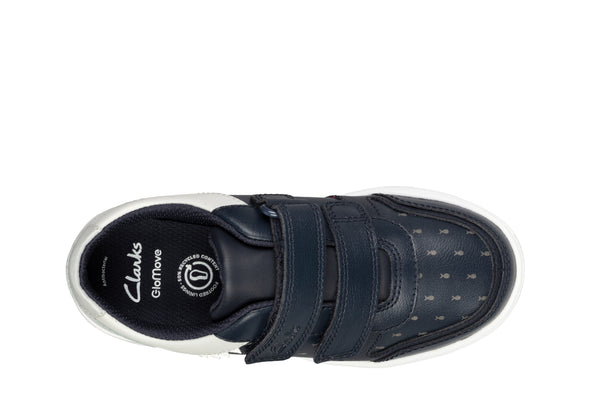 Clarks Scape Scale Kid Navy Leather