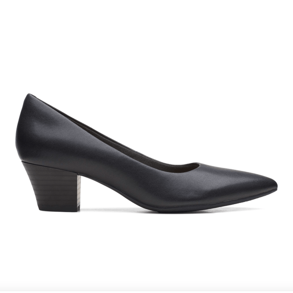 Clarks Teresa Step Black Leather