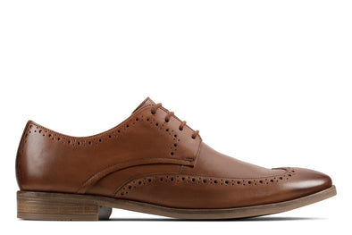 Clarks Stanford Limit Tan Leather