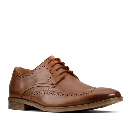 Clarks Stanford Limit Tan Leather