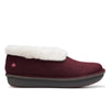 Clarks Step Flow Low Maroon Textile