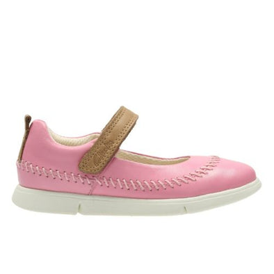Clarks Tri Molly Inf Pink Leather