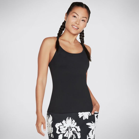 Skechers GoWalk Racerback Shelf Bra Tank Black