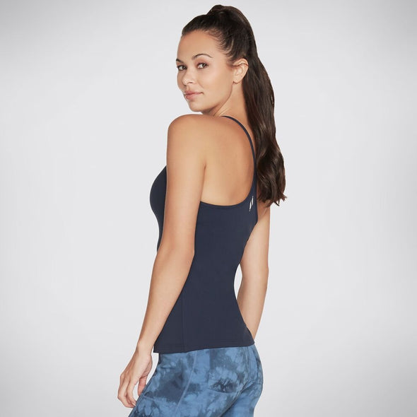 Skechers GoWalk Racerback Shelf Bra Tank Navy