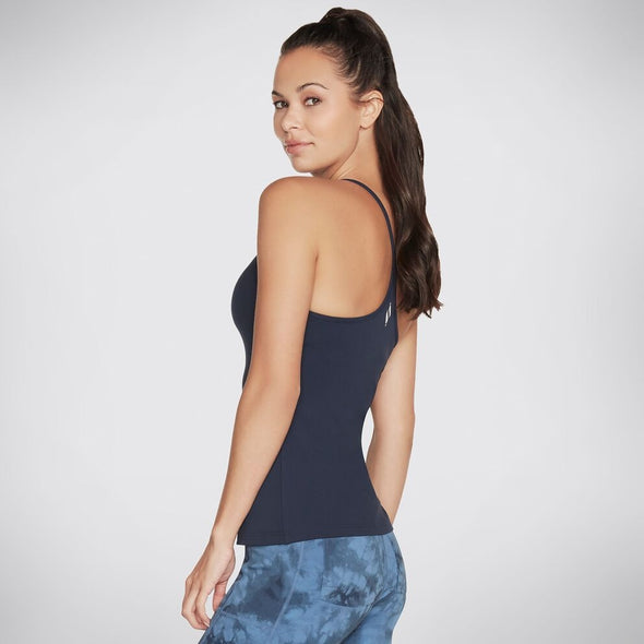 Skechers W1TT134 GoWalk Racerback Shelf Bra Tank Navy