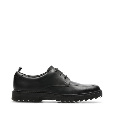 Clarks Asher Grove Black Leather