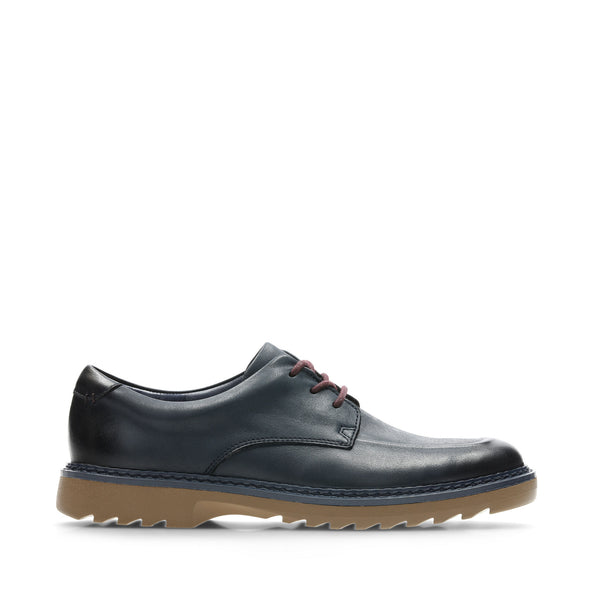 Clarks Asher Grove Blue Leather