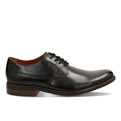 Clarks Becken Plain Black Leather