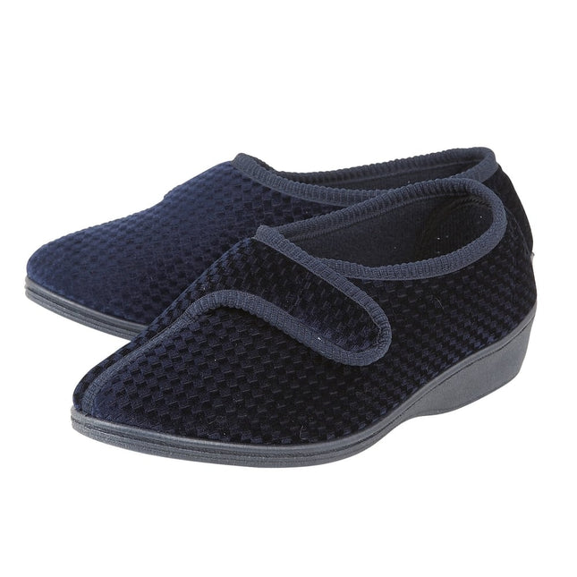Lotus ULH008 Talma Blue Ladies Slippers