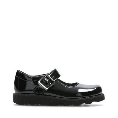 Clarks Crown Honor Black Pat Leather