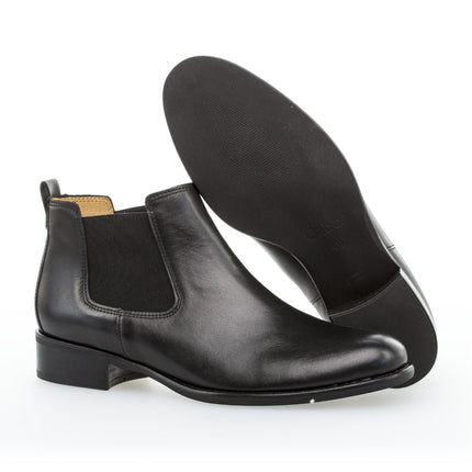 Gabor 71.640.27 Zodiac Black Leather Ankle Boot