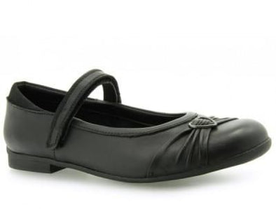 Clarks Dolly Heart Black Leather