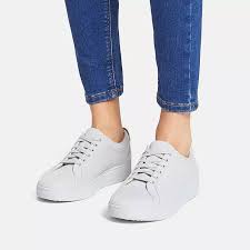 Fitflop Rally Canvas Trainers Soft Grey
