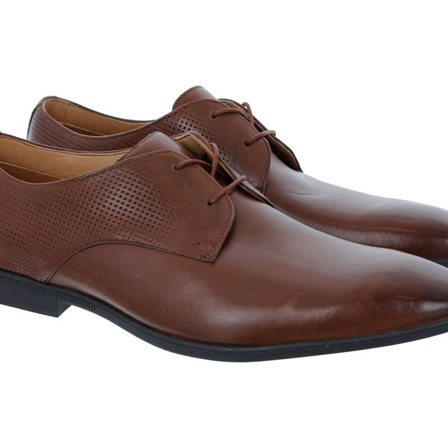 Clarks Bampton Walk British Tan Leather