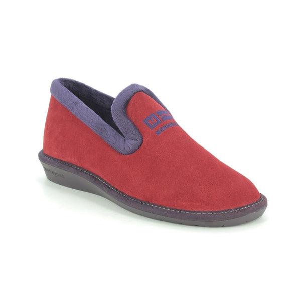 Nordikas 305-O - Cherry Suede / Purple Trim