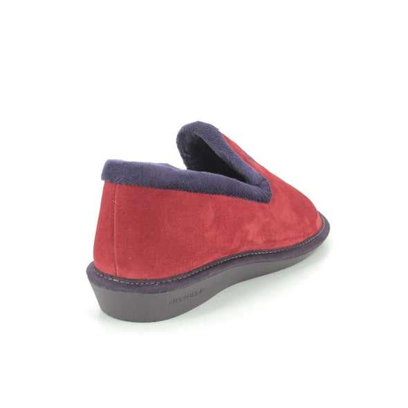 Nordikas 305-O - Cherry Suede / Purple Trim