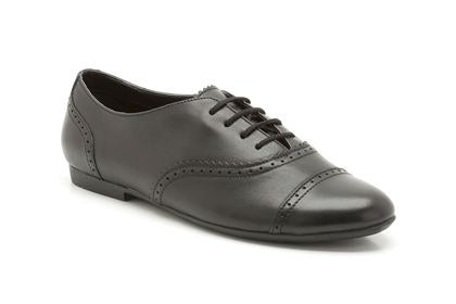 Clarks No Ties Black Leather